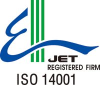 JET REGISTERED FIRIV ISO 14001　ロゴ